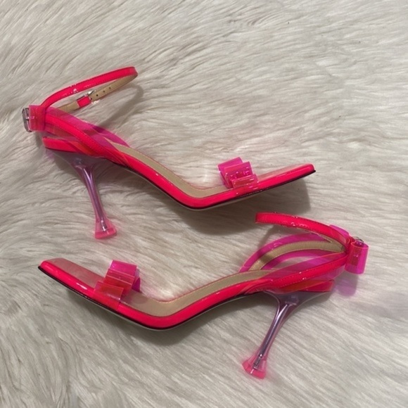 New Mach & Mach French Bow‎ Square toe sandal heel size 37EU - Picture 6 of 14